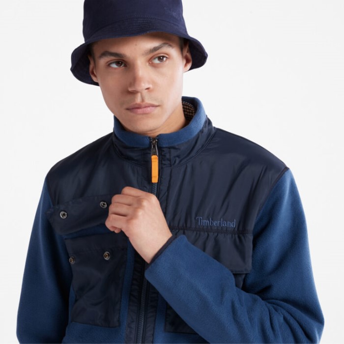 Timberland Mørk Safir-mørk Denim Mænd Mt. Willard Fleecejakke