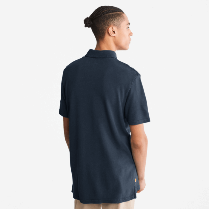Timberland Mørk Safir Herre Beklædningsfarvet Piqué Poloshirt