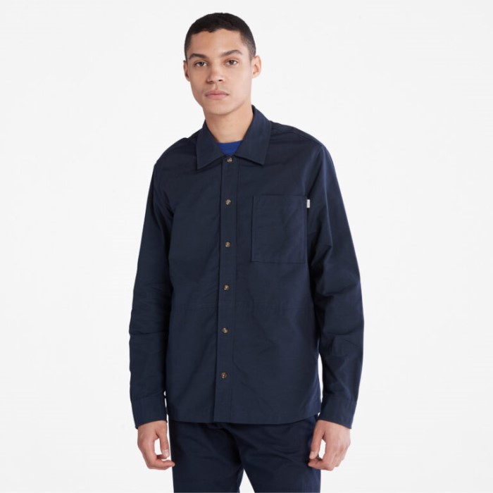 Timberland Dark Sapphire Herre Oversized Utility Overshirt