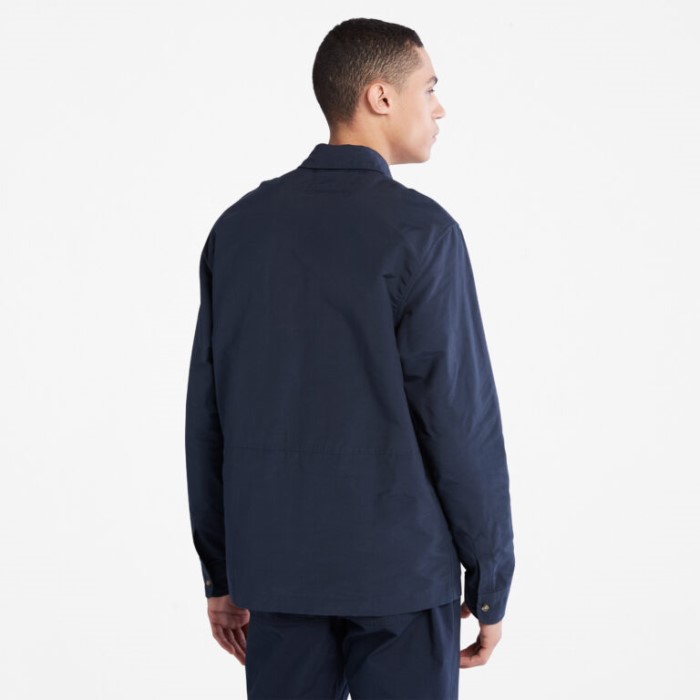 Timberland Dark Sapphire Herre Oversized Utility Overshirt