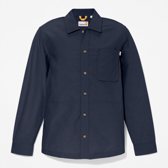 Timberland Dark Sapphire Herre Oversized Utility Overshirt