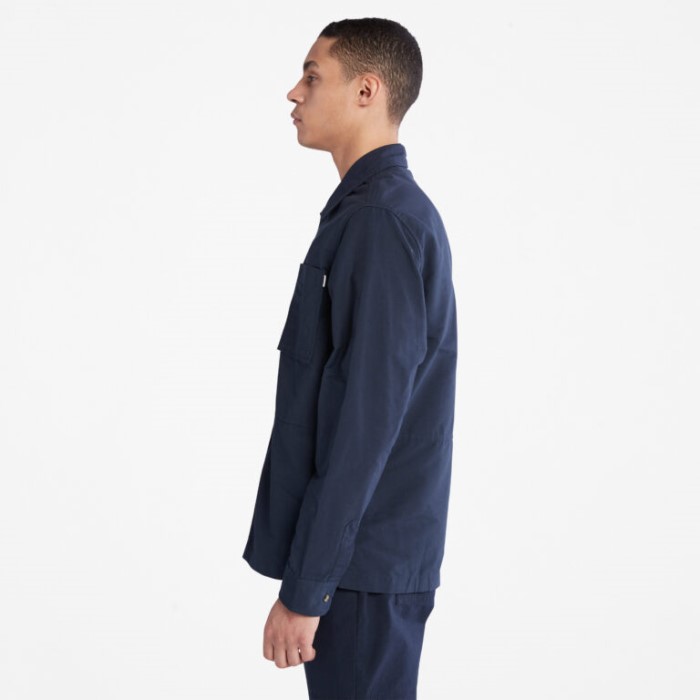 Timberland Dark Sapphire Herre Oversized Utility Overshirt
