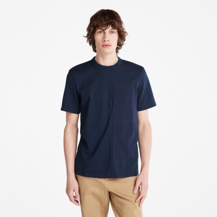 Timberland Dark Sapphire Herre Utility T-shirt