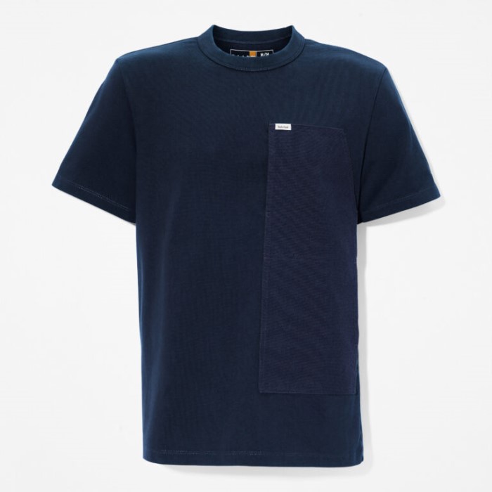 Timberland Dark Sapphire Herre Utility T-shirt