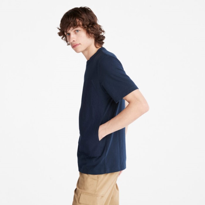 Timberland Dark Sapphire Herre Utility T-shirt
