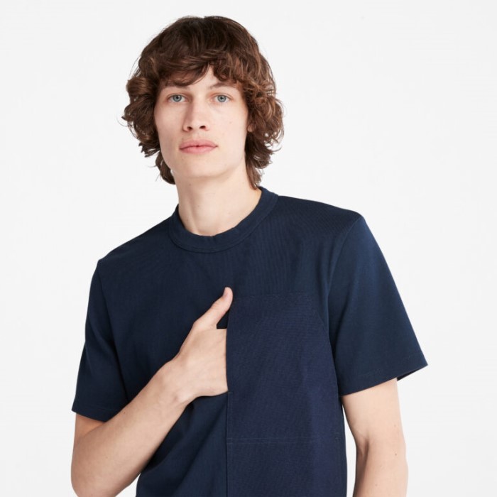 Timberland Dark Sapphire Herre Utility T-shirt