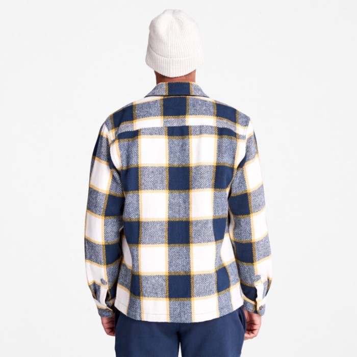 Timberland Dark Sapphire Yd Herre Plaid Overshirt