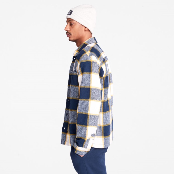 Timberland Dark Sapphire Yd Herre Plaid Overshirt