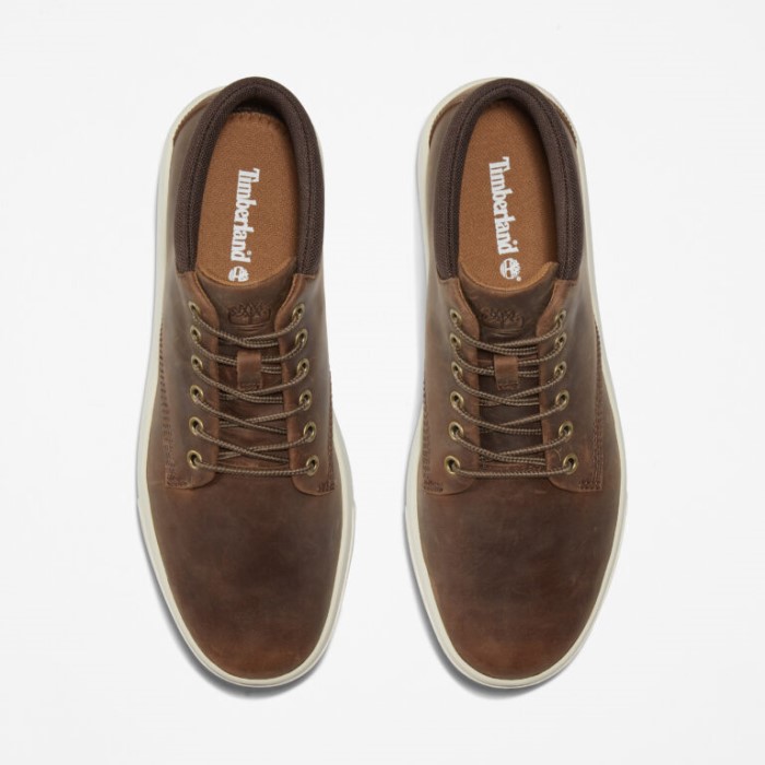 Timberland Dk Brun Fuldnarvet Herre Ashwood Park Læder Chukka Støvler