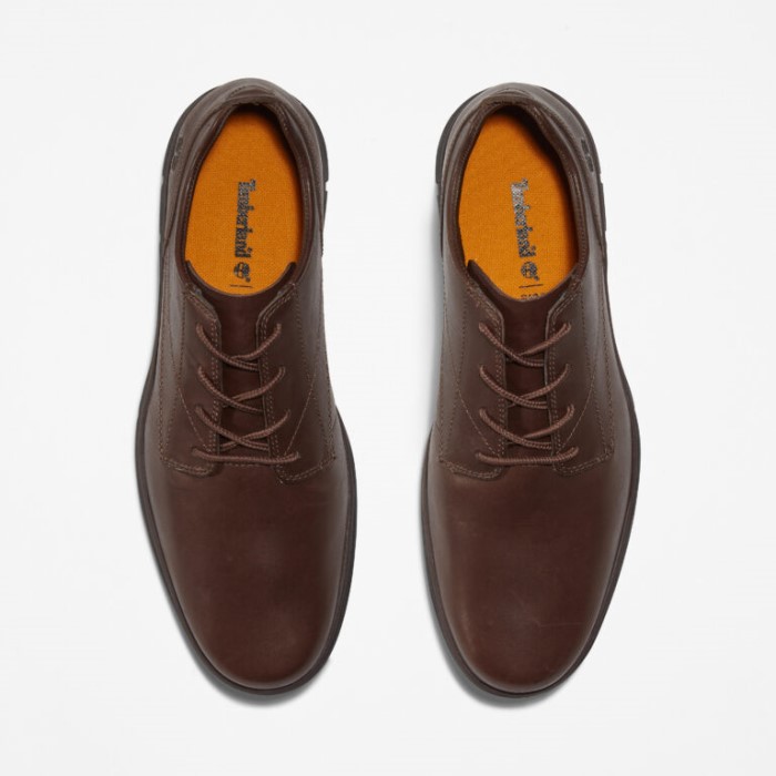Timberland Dk Brown Full Grain Herre Bradstreet Plain-toe Oxford Sko