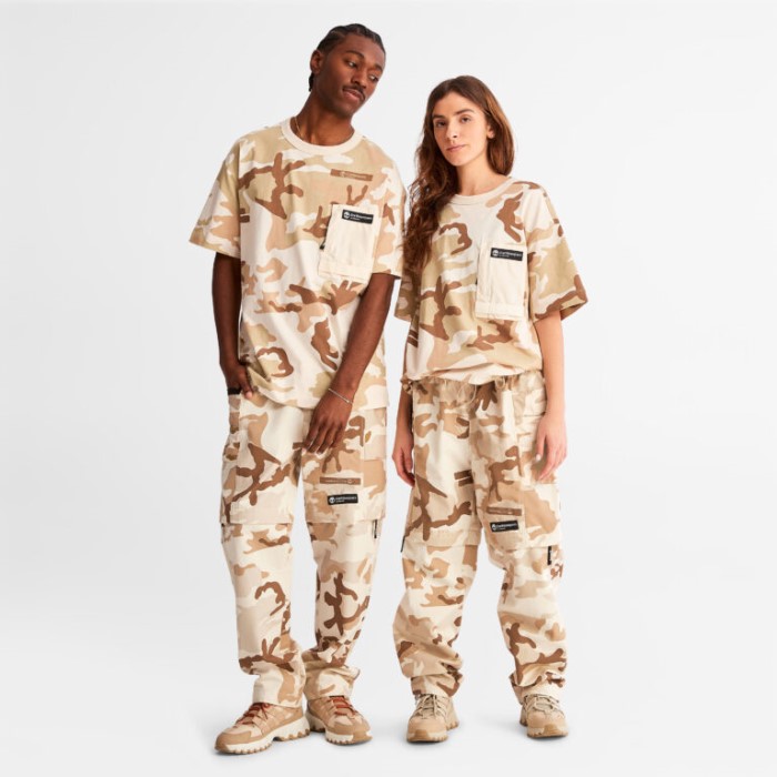 Timberland Ek House Camo Print Alle Køn Earthkeepers By Raeburn Camo-print Utility T-shirt