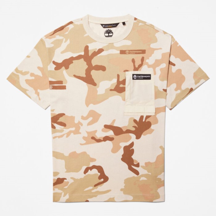 Timberland Ek House Camo Print Alle Køn Earthkeepers By Raeburn Camo-print Utility T-shirt