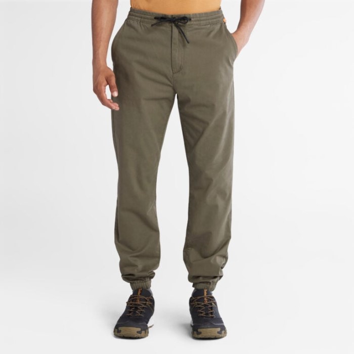 Timberland Grape Leaf Mænd Lovell Lake Slim Fit Stretch Joggerbukser