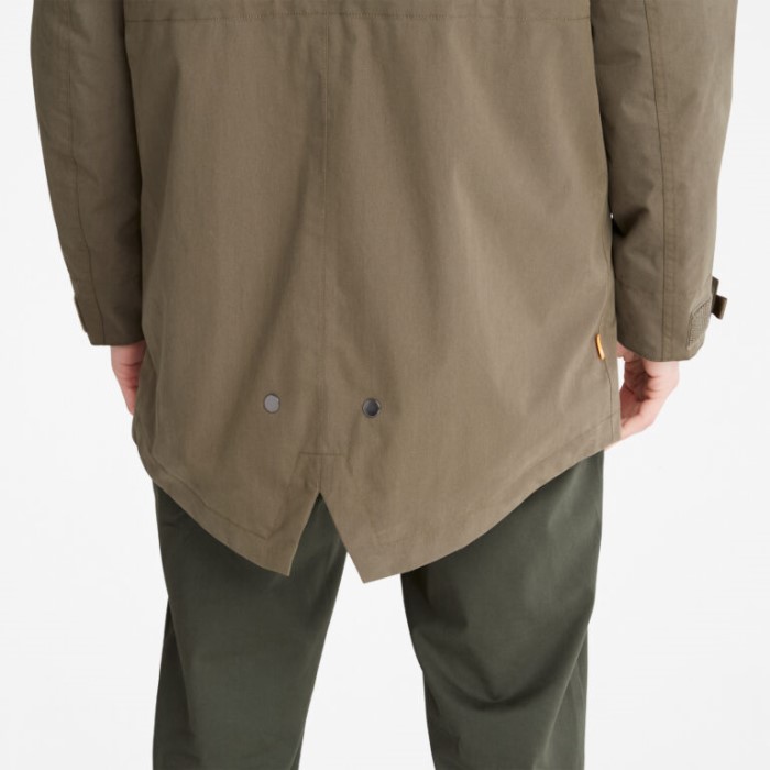 Timberland Grape Leaf Men Snowdon Peak 3-i-1 Fishtail Parka Med Dry Vent Teknologi