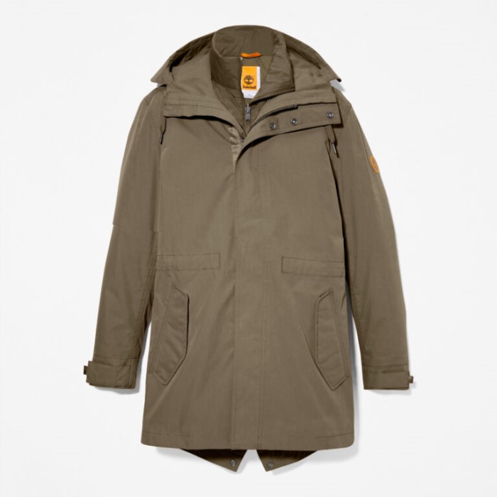 Timberland Grape Leaf Men Snowdon Peak 3-i-1 Fishtail Parka Med Dry Vent Teknologi
