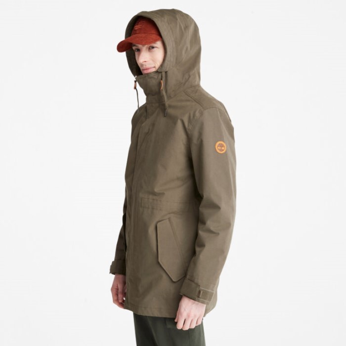 Timberland Grape Leaf Men Snowdon Peak 3-i-1 Fishtail Parka Med Dry Vent Teknologi
