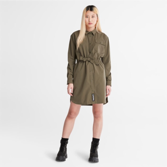 Timberland Drueblad Overskjortekjole Til Kvinder