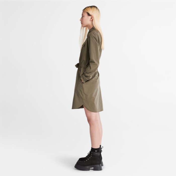 Timberland Drueblad Overskjortekjole Til Kvinder