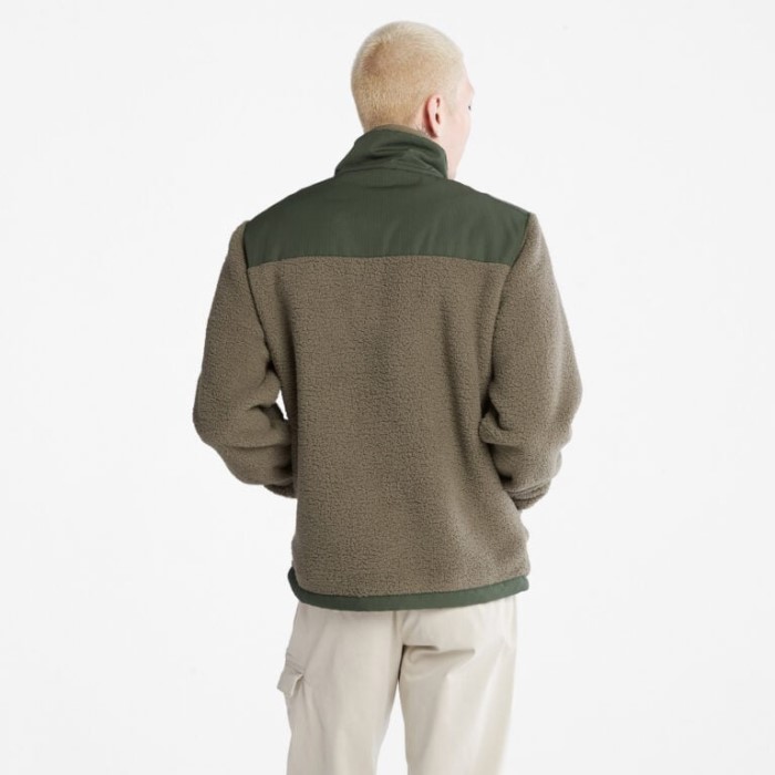 Timberland Grøn Fleecejakke Til Mænd