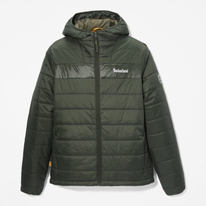 Timberland Green Men Mt. Eastman Quiltet Hættejakke