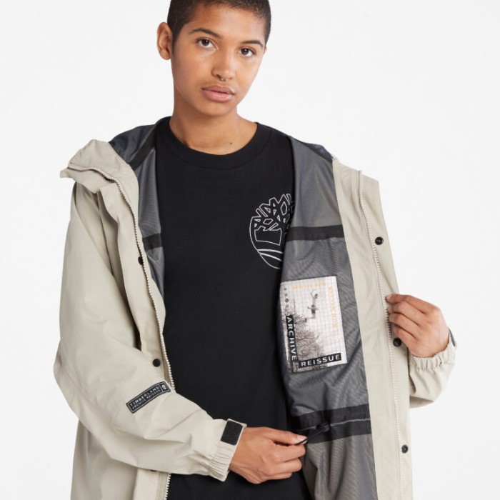 Timberland Island Fossil Alle Køn Vandtæt 3-lags Skaljakke