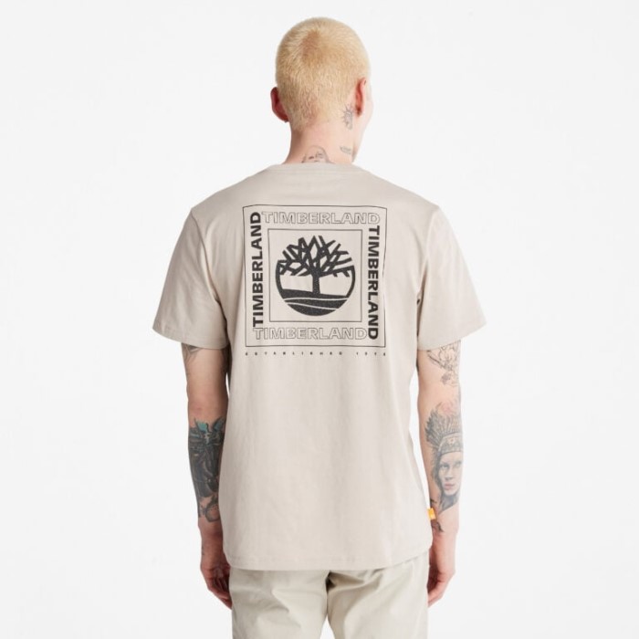 Timberland Island Fossile Mænd Back-graphic T-shirt
