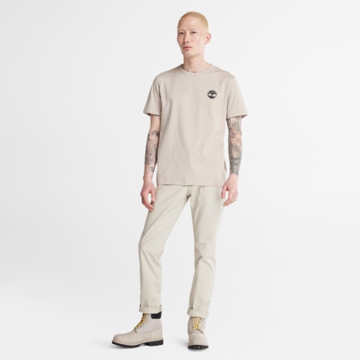 Timberland Island Fossile Mænd Back-graphic T-shirt