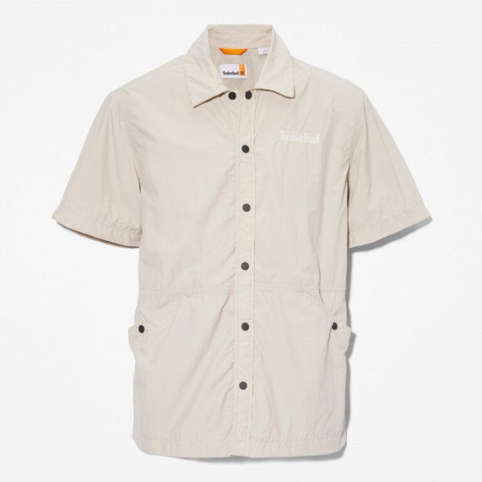 Timberland Island Fossil Mænd Vandafvisende Kortærmet Skjortejakke