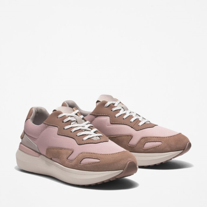 Timberland Lyserøde Seoul City Sneakers Til Kvinder