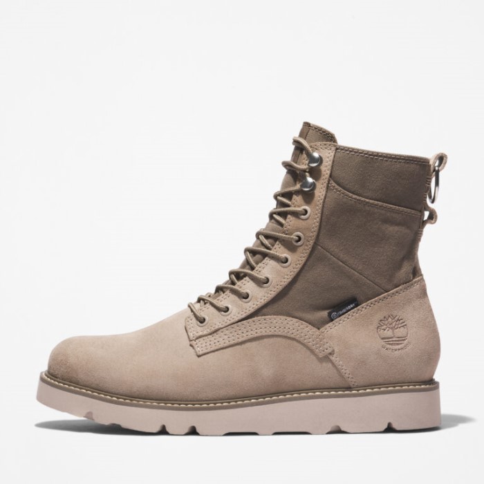 Timberland Lys Taupe Ruskind Mænd Vibram Vandtætte Støvler