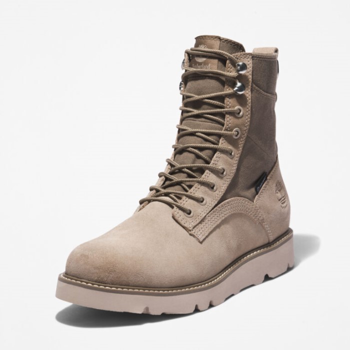 Timberland Lys Taupe Ruskind Mænd Vibram Vandtætte Støvler