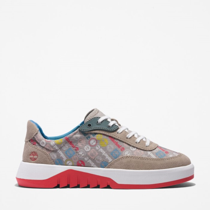 Timberland Lys Taupe Suede Suede Sneakers Til Kvinder