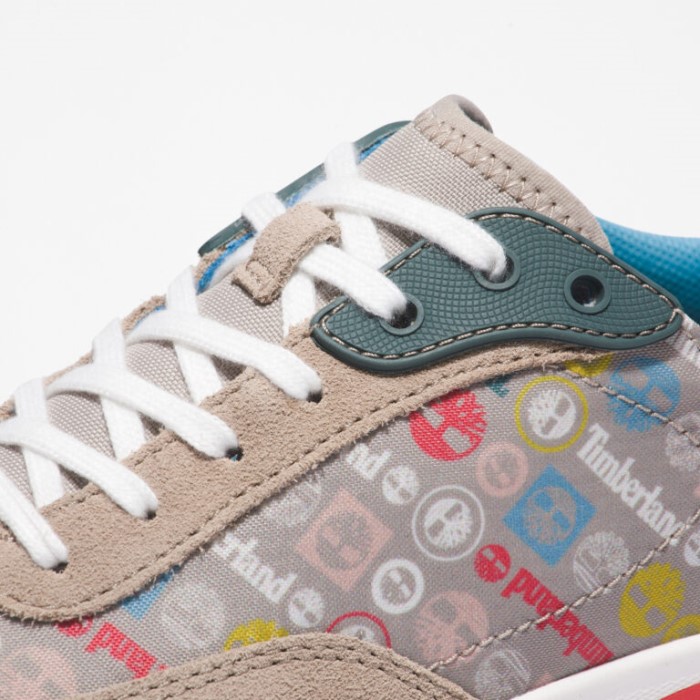 Timberland Lys Taupe Suede Suede Sneakers Til Kvinder