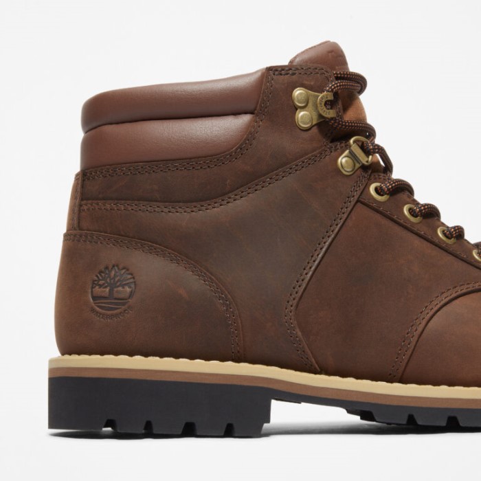 Timberland Md Brown Full Grain Mænd Redwood Falls Vandtætte Vandrestøvler