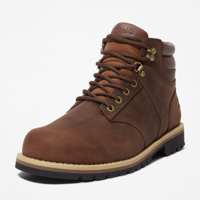 Timberland Md Brown Full Grain Mænd Redwood Falls Vandtætte Vandrestøvler