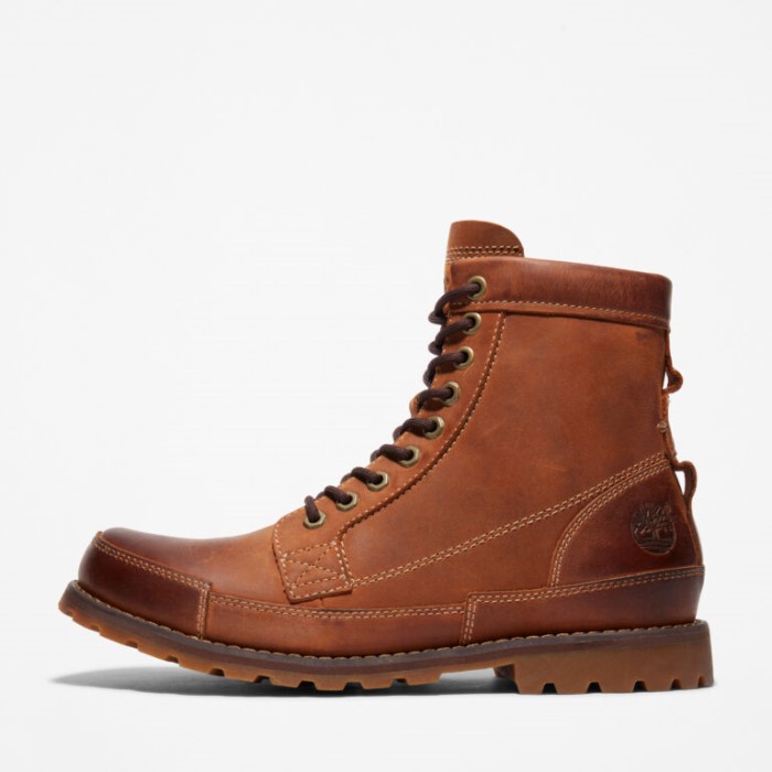 Timberland Mellembrun Nubuck Herre Earthkeepers Originale 6-tommer Læderstøvler