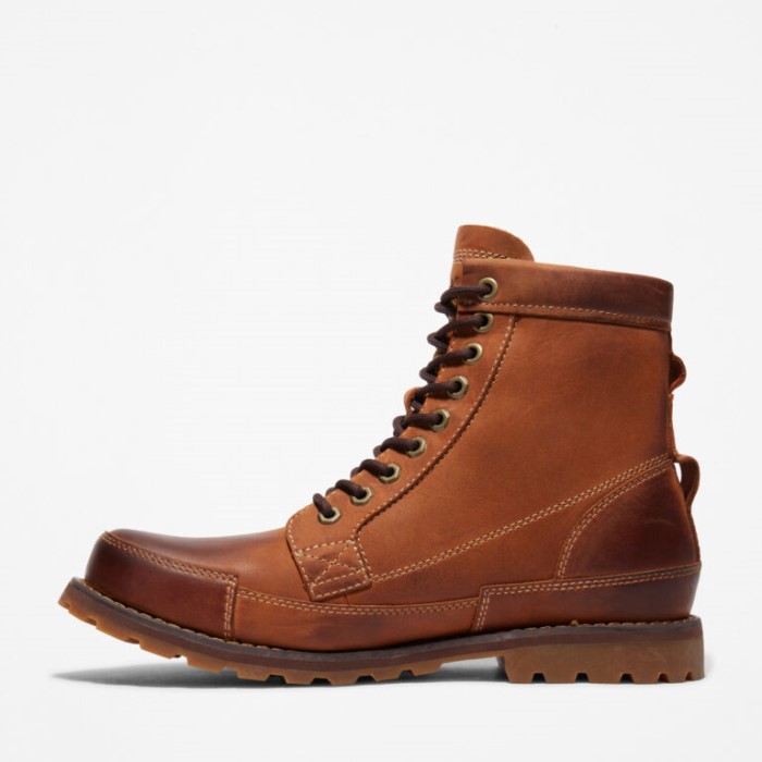 Timberland Mellembrun Nubuck Herre Earthkeepers Originale 6-tommer Læderstøvler