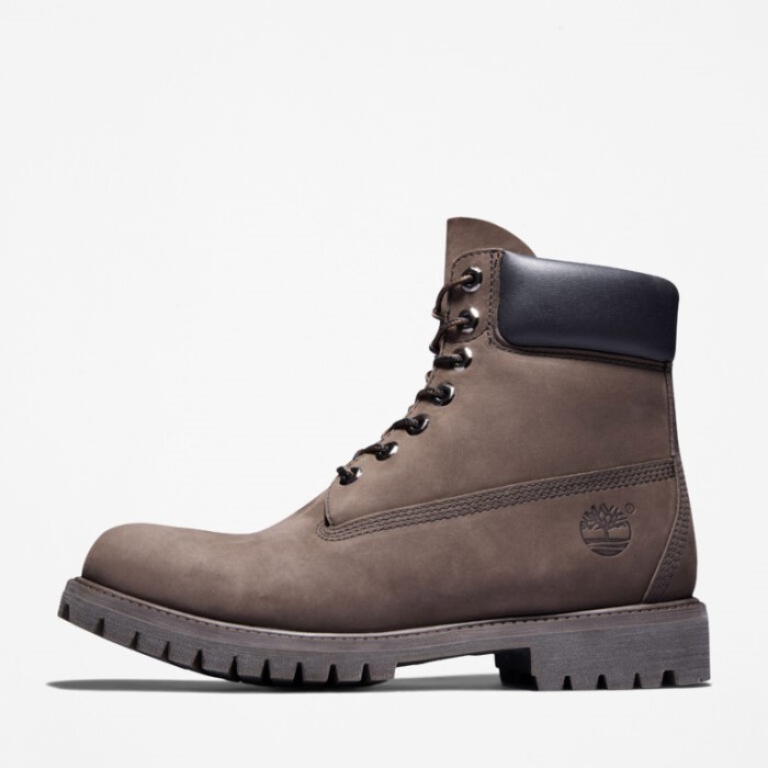 Timberland Medium Brun Nubuck Herre Premium 6-tommer Vandtætte Støvler