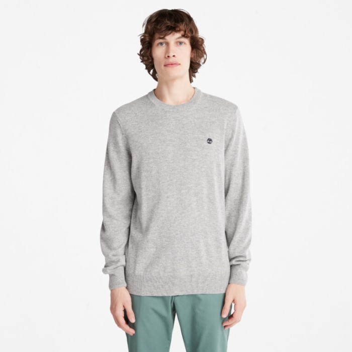 Timberland Mellemgrå Lyng Herre Knox River Crewneck Sweater