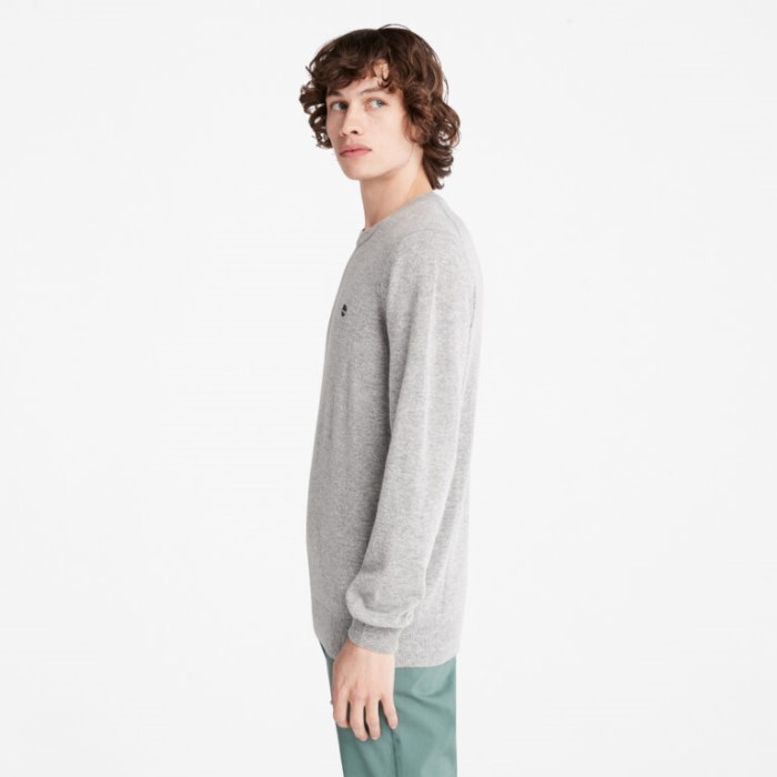 Timberland Mellemgrå Lyng Herre Knox River Crewneck Sweater