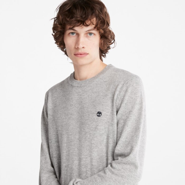 Timberland Mellemgrå Lyng Herre Knox River Crewneck Sweater