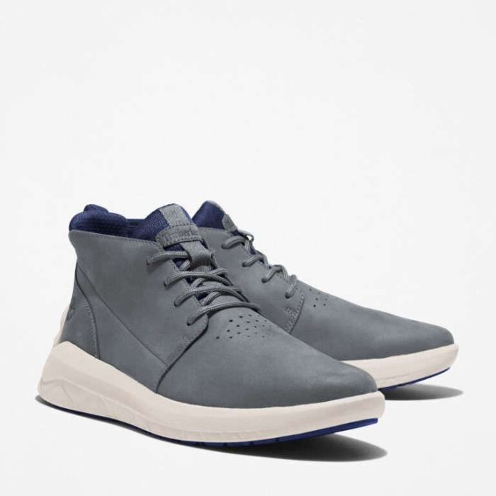 Timberland Mellemgrå Nubuck Herre Bradstreet Ultra Læder Chukka Støvler