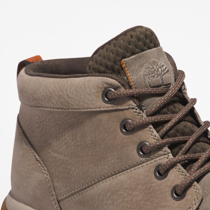 Timberland Mellemgrå Ruskind Mænd Boulder Trail Vandtætte Chukka Støvler