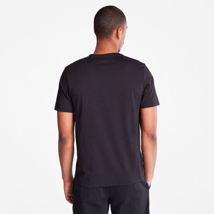 Timberland Herre Logo T-shirt Sort