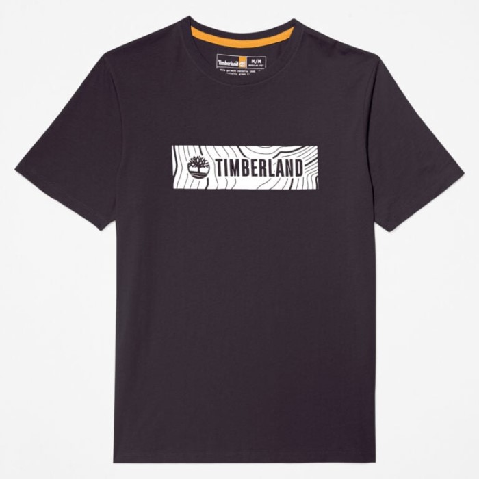 Timberland Herre Logo T-shirt Sort