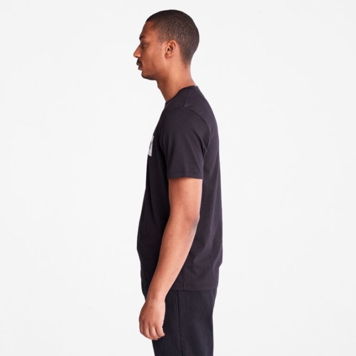 Timberland Herre Logo T-shirt Sort