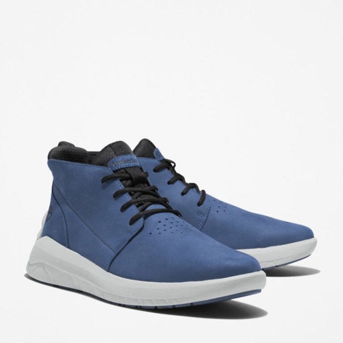 Timberland Navy Nubuck Herre Bradstreet Ultra Læder Chukka Støvler