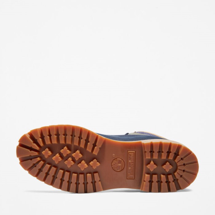 Timberland Navy Nubuck Herre Premium 6-tommer Vandtætte Støvler