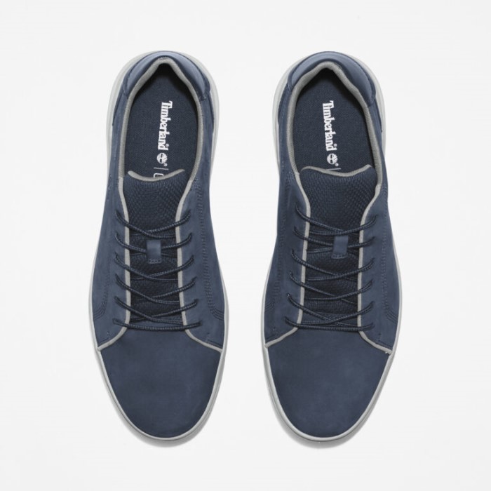 Timberland Navy Nubuck Herre Seneca Bay Lædersneakers