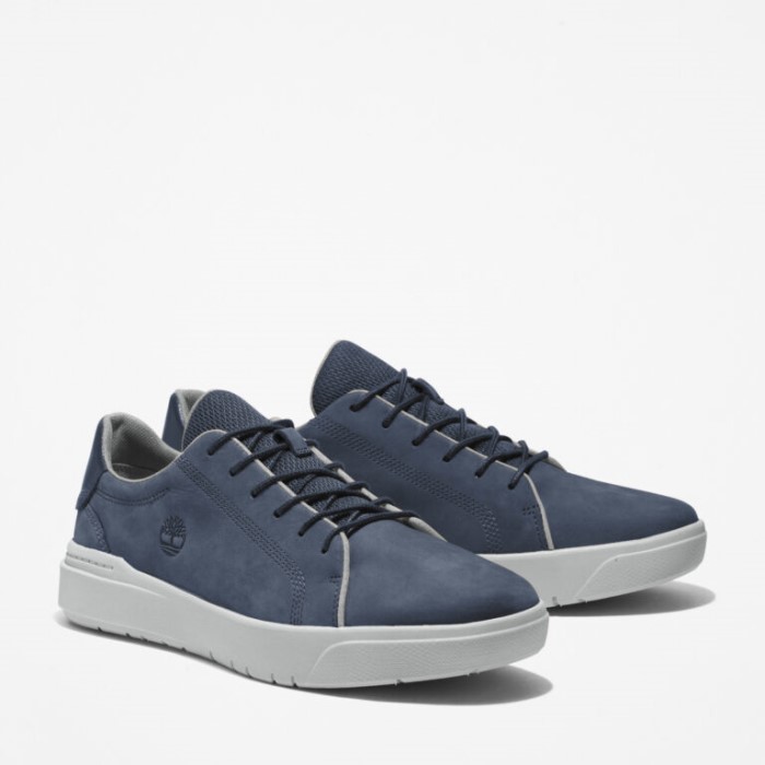 Timberland Navy Nubuck Herre Seneca Bay Lædersneakers